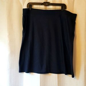 Navy blue stretchy Talbots pencil skirt
